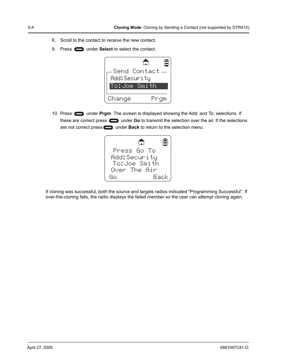 Motorola DTR510 User Manual | Page 56 / 68