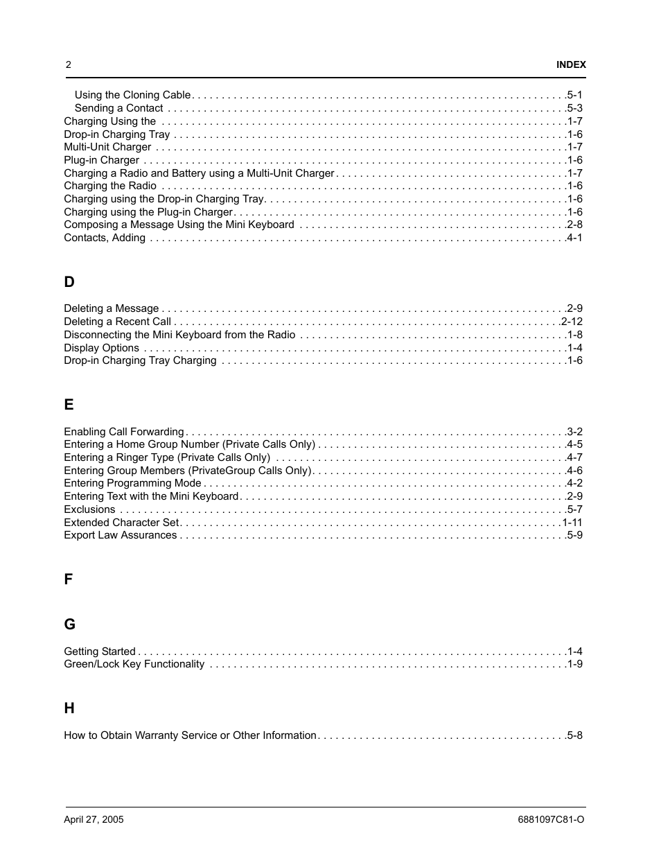 Motorola DTR510 User Manual | Page 64 / 68