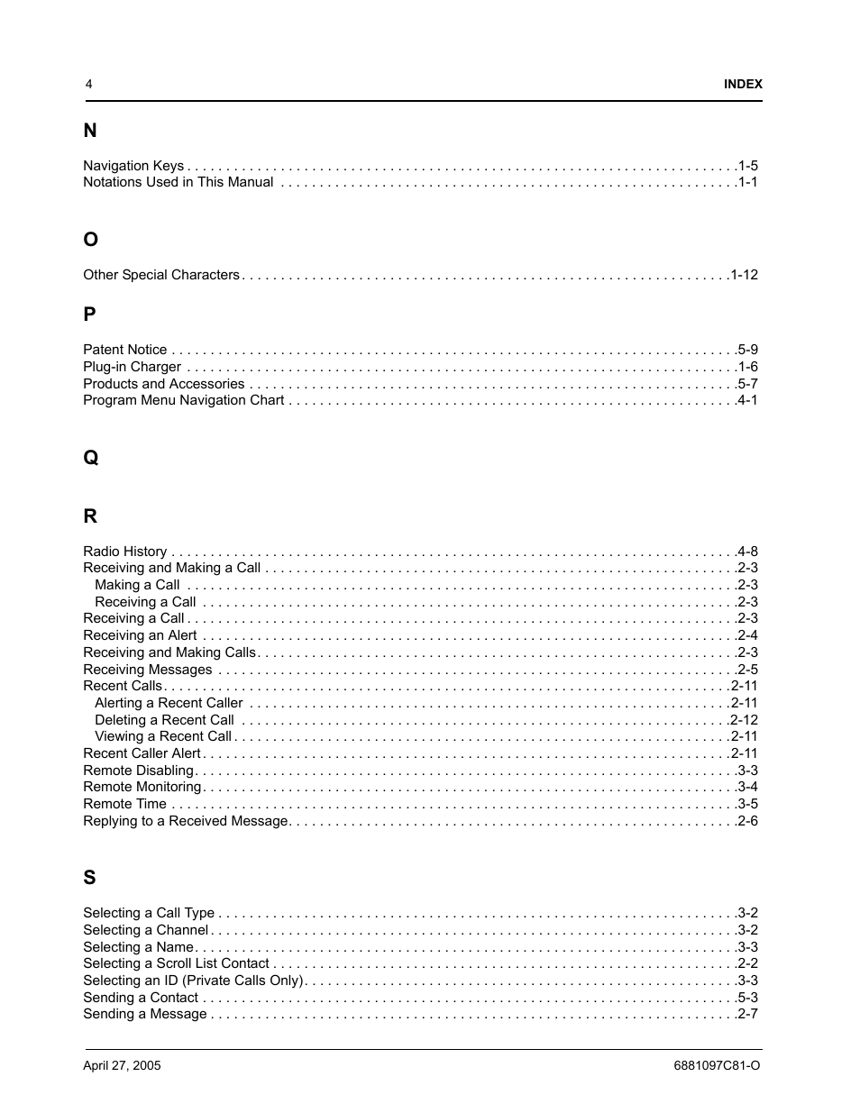 Motorola DTR510 User Manual | Page 66 / 68