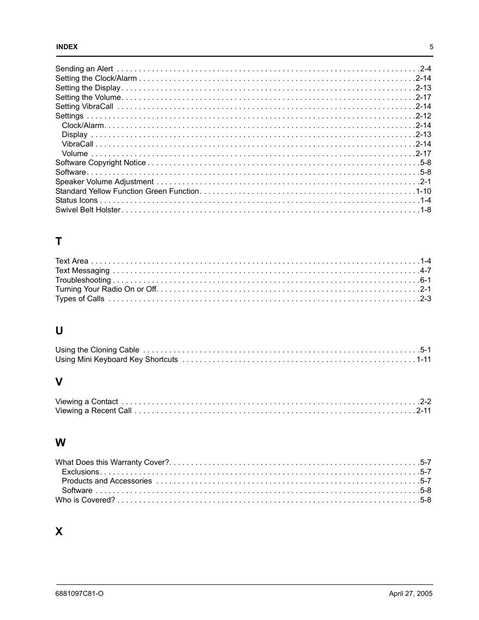 Motorola DTR510 User Manual | Page 67 / 68