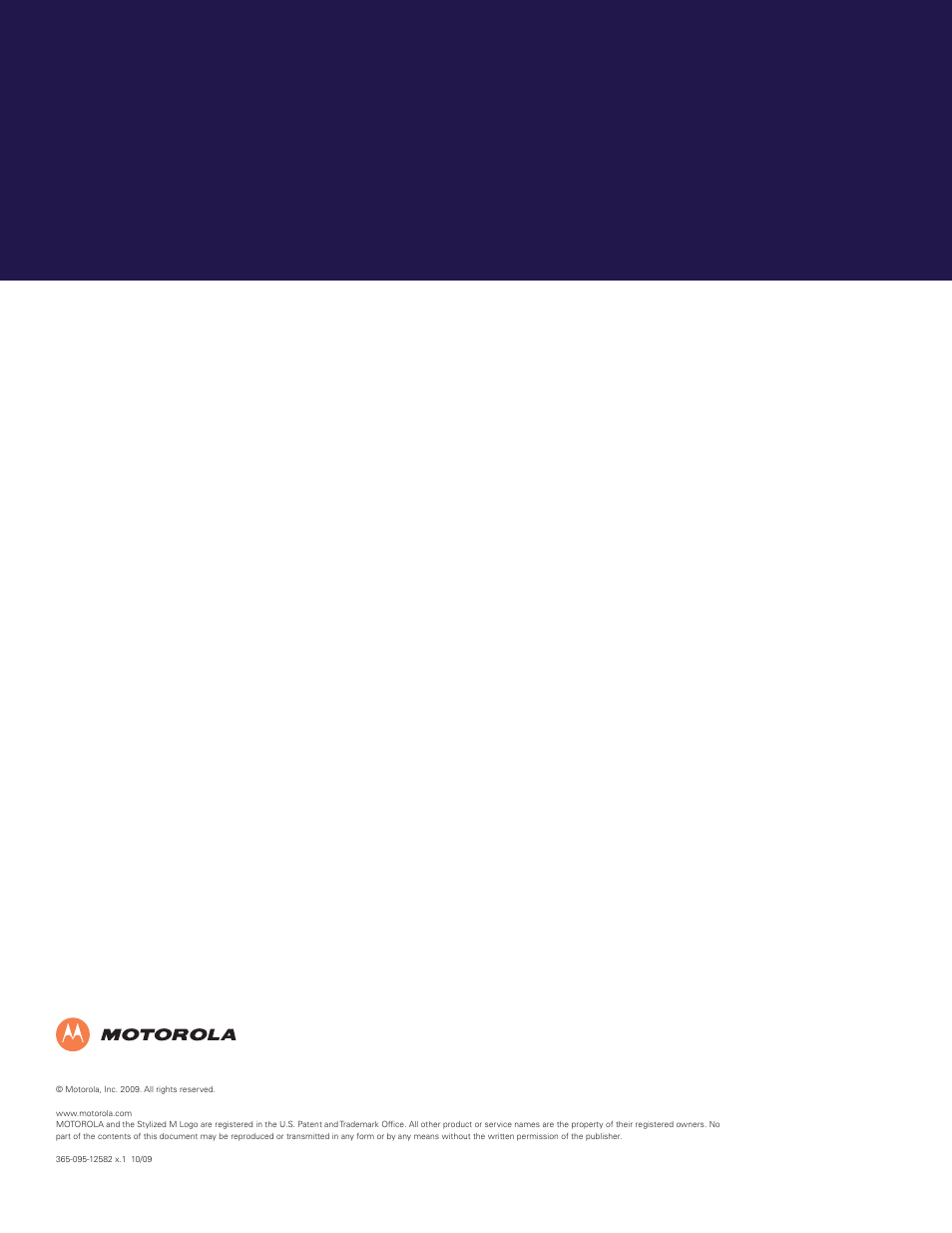 Motorola QIP7232 P2 User Manual | Page 12 / 12