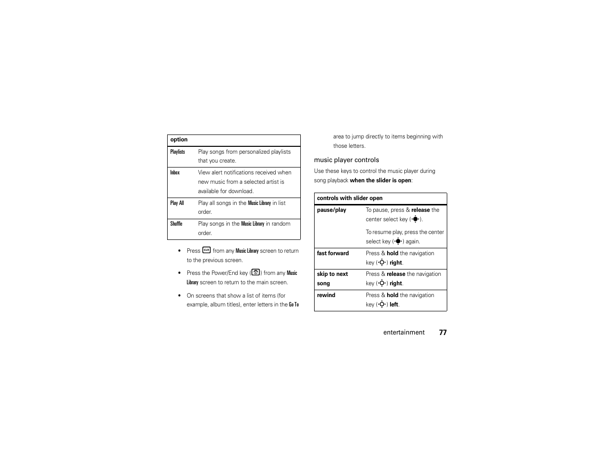 Motorola Z6C User Manual | Page 79 / 296