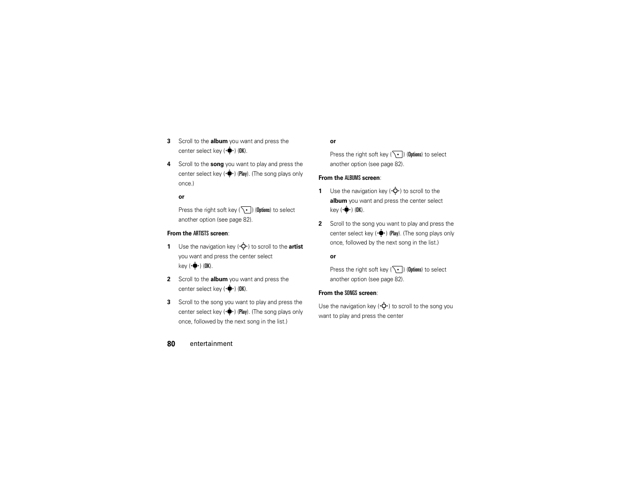 Motorola Z6C User Manual | Page 82 / 296