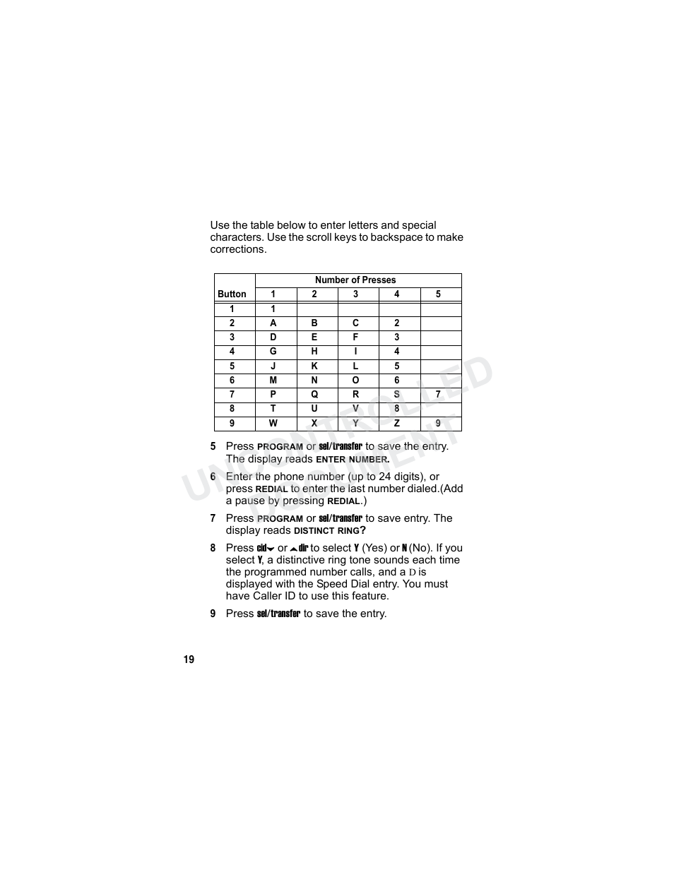 Mina r y, Uncontrolled document | Motorola MA3160 User Manual | Page 34 / 50