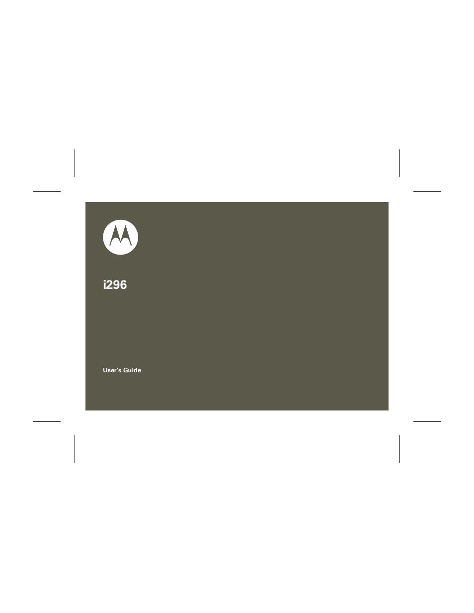 Motorola Boost i296 User Manual | 84 pages