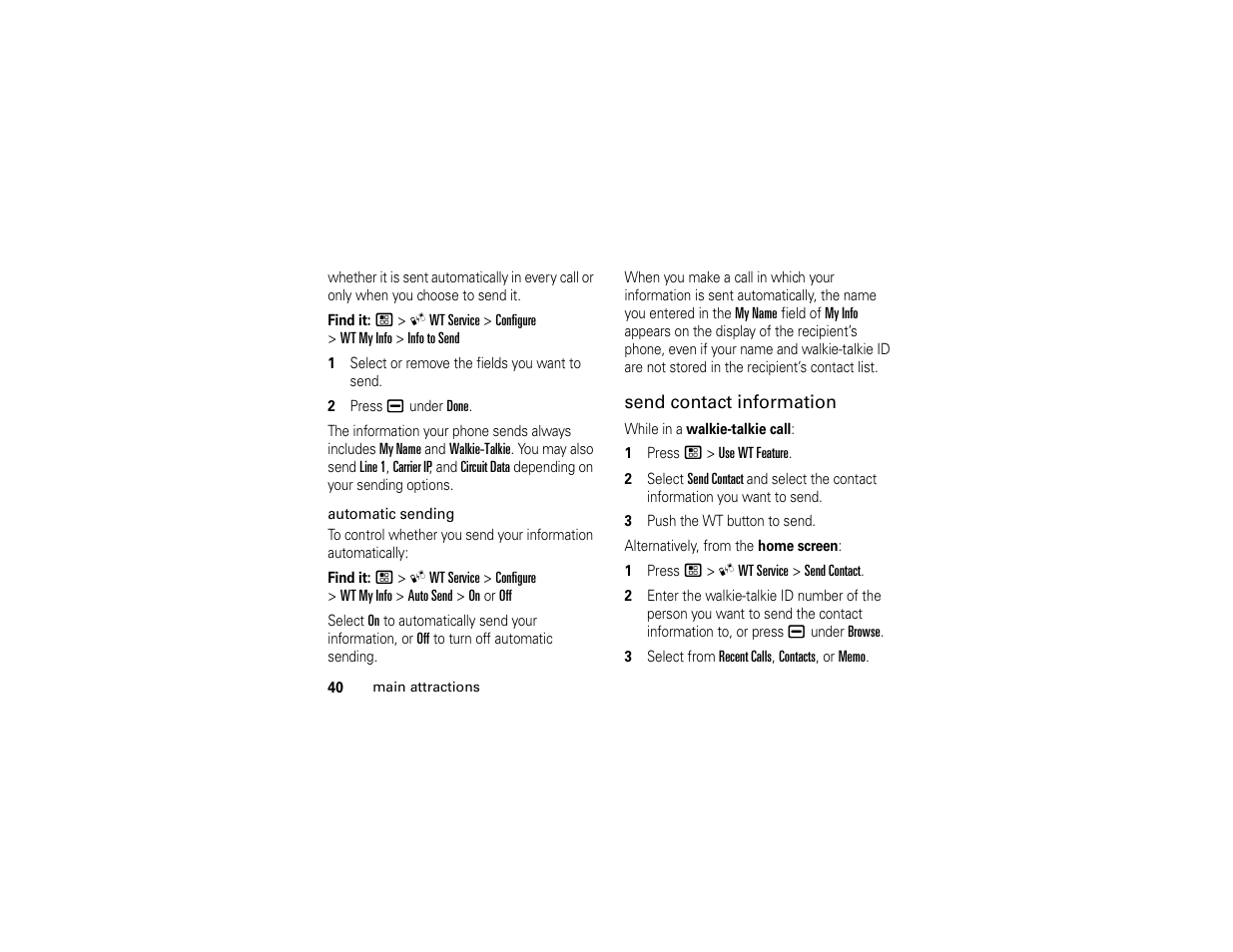 Motorola Boost i296 User Manual | Page 44 / 84