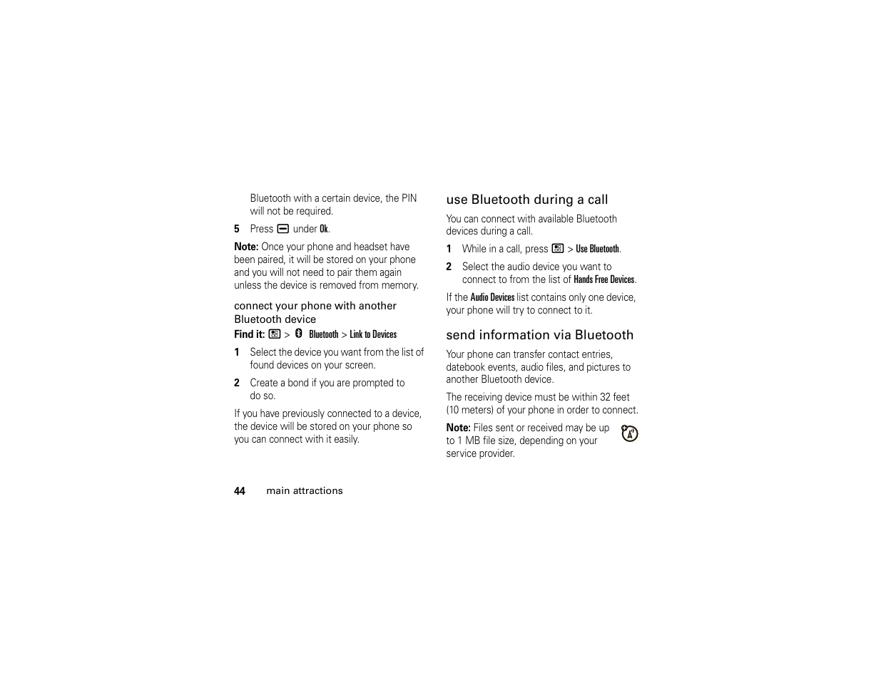 Motorola Boost i296 User Manual | Page 48 / 84