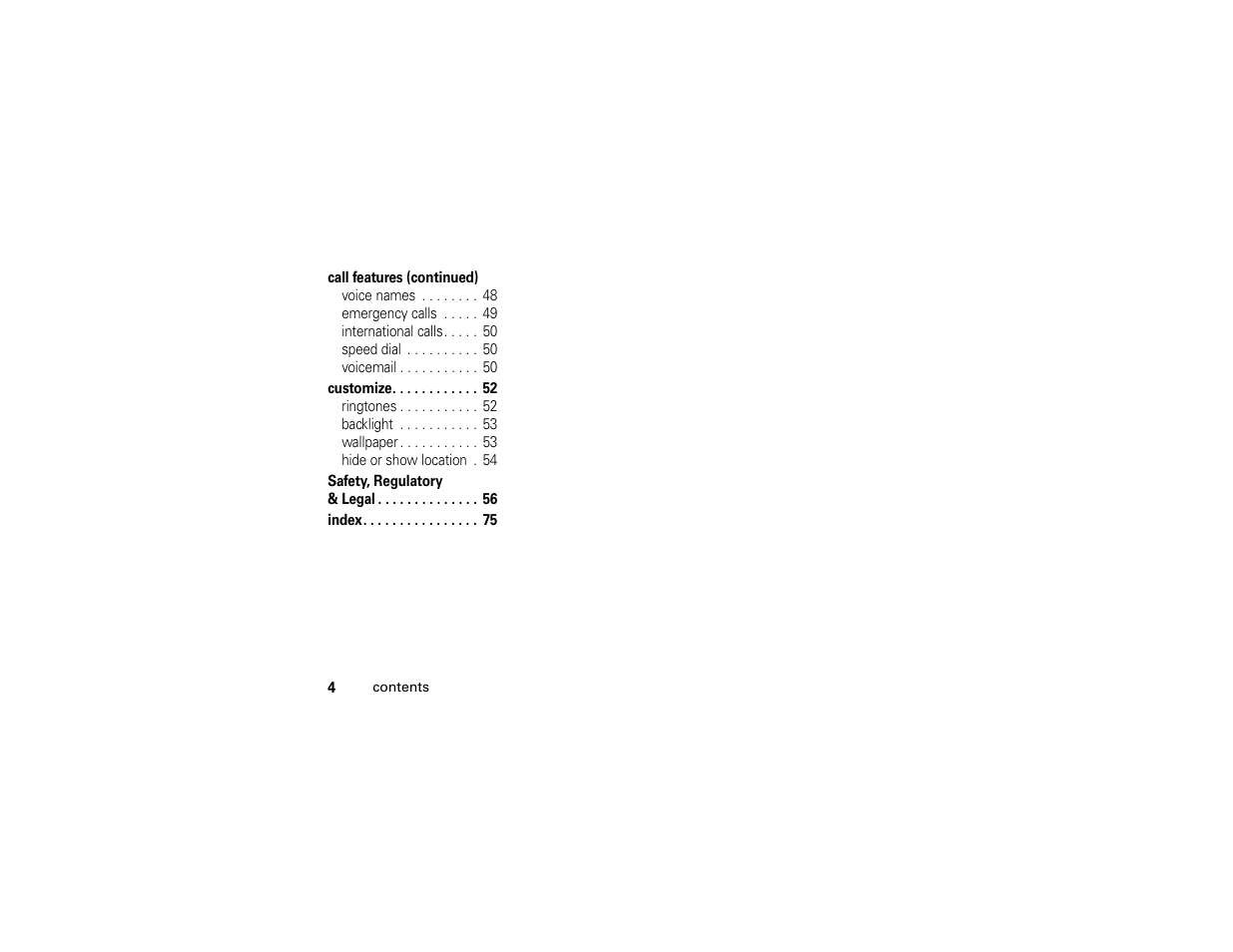 Motorola Boost i296 User Manual | Page 8 / 84