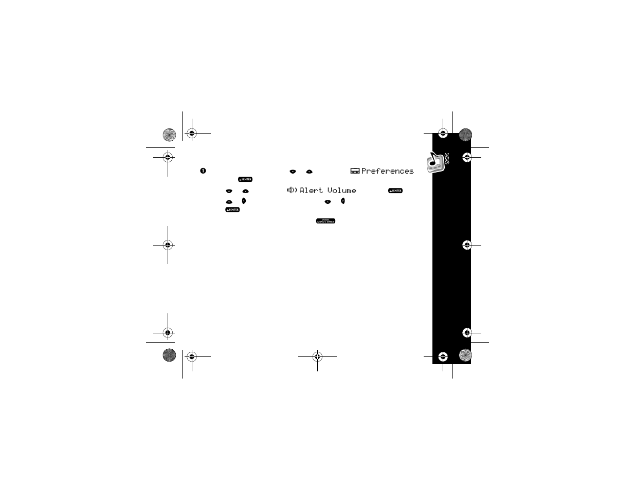 Setting the alert volume, Ale r ts | Motorola T900 User Manual | Page 21 / 62