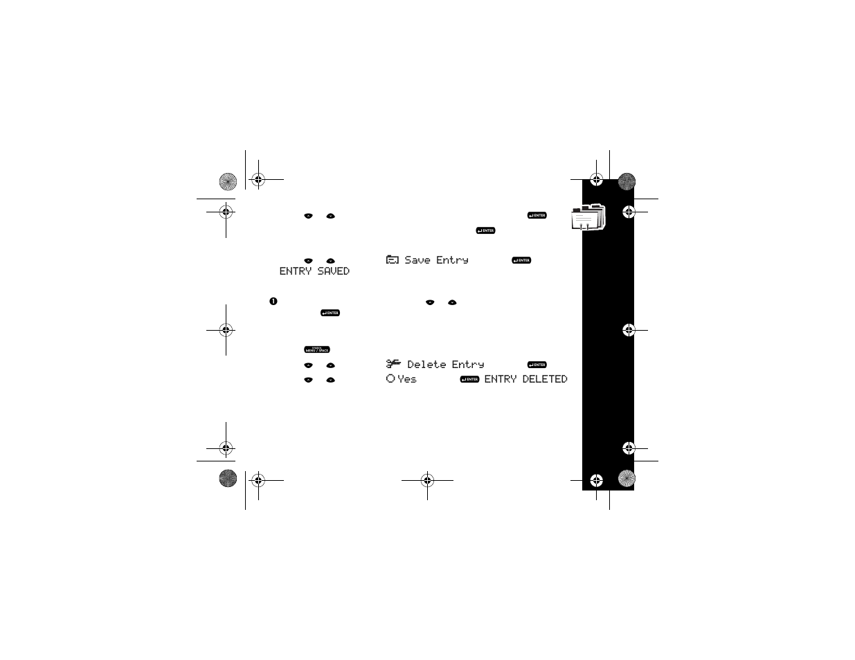 Deleting addresses, Ad d r ess es | Motorola T900 User Manual | Page 27 / 62