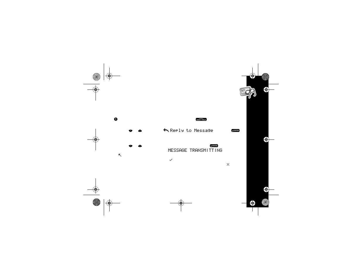 Replying to messages, Sending a pre-programmed reply, Me ssag e s | Motorola T900 User Manual | Page 33 / 62