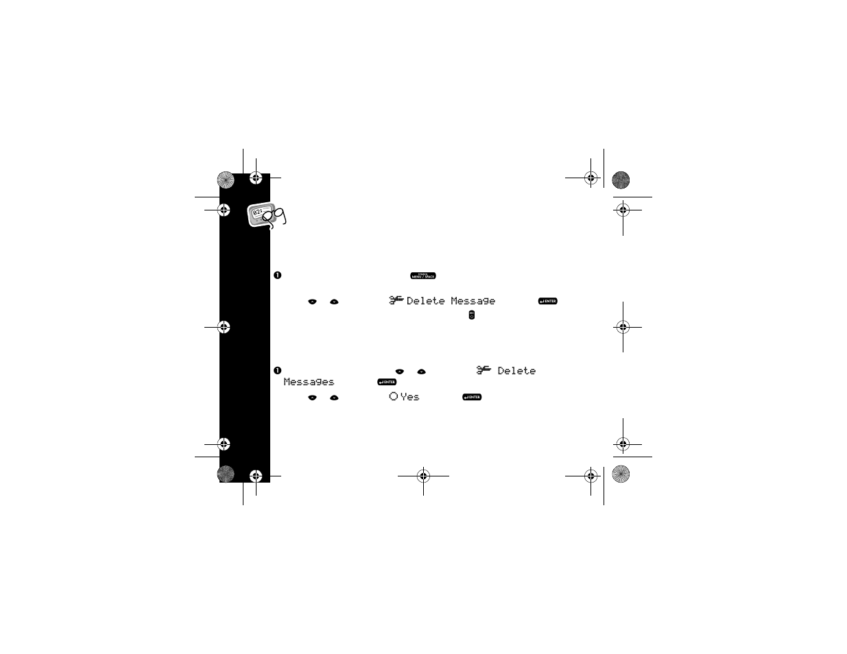 Deleting messages, Deleting all read messages | Motorola T900 User Manual | Page 36 / 62