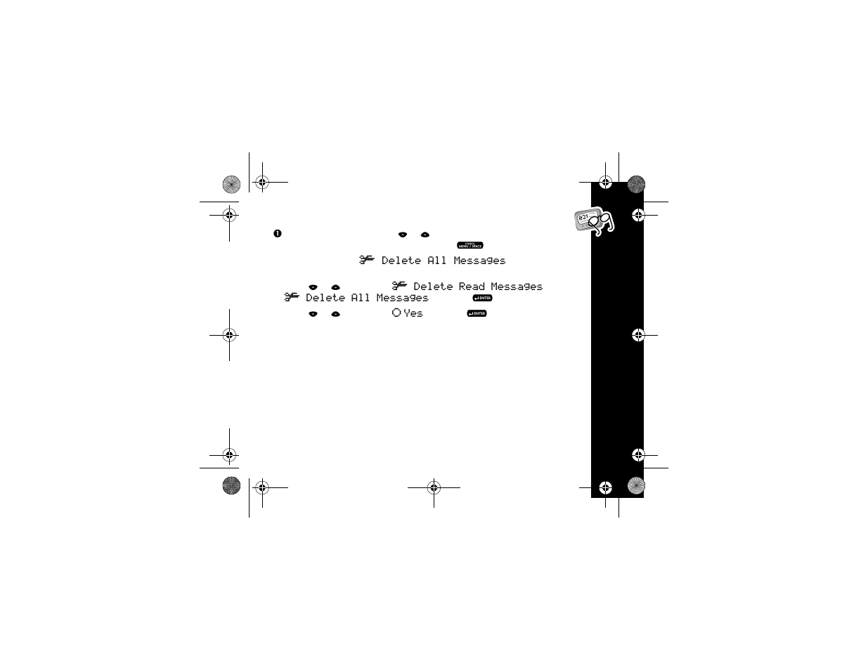 Deleting messages from an inbox, Me ssag e s | Motorola T900 User Manual | Page 37 / 62