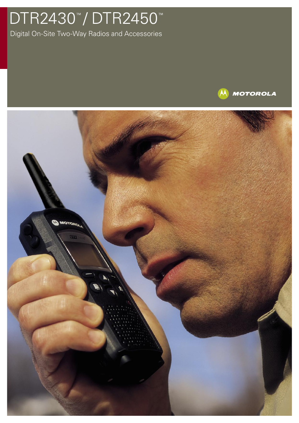 Motorola DTR2450 User Manual | 12 pages