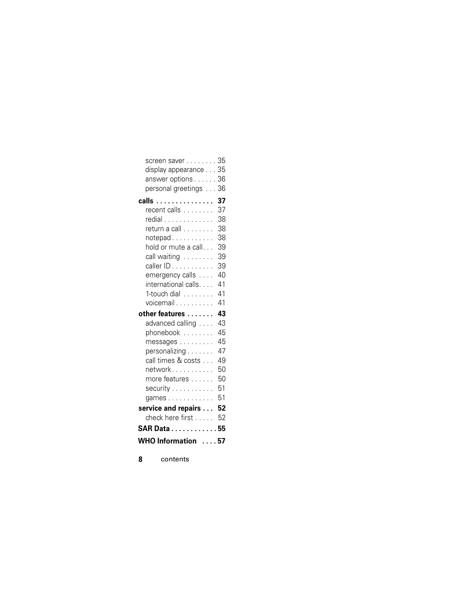 Motorola C118 User Manual | Page 10 / 60