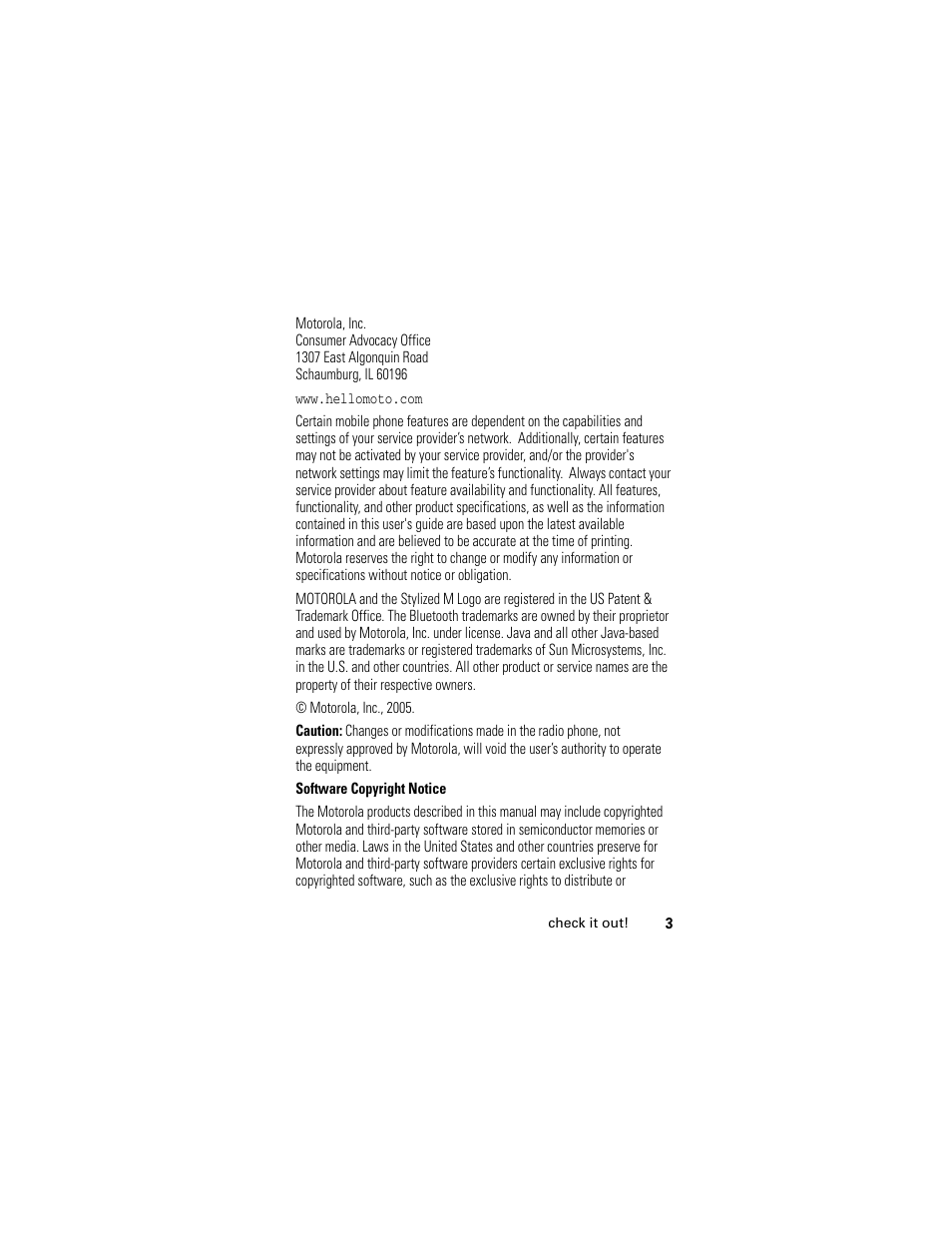 Motorola C118 User Manual | Page 5 / 60