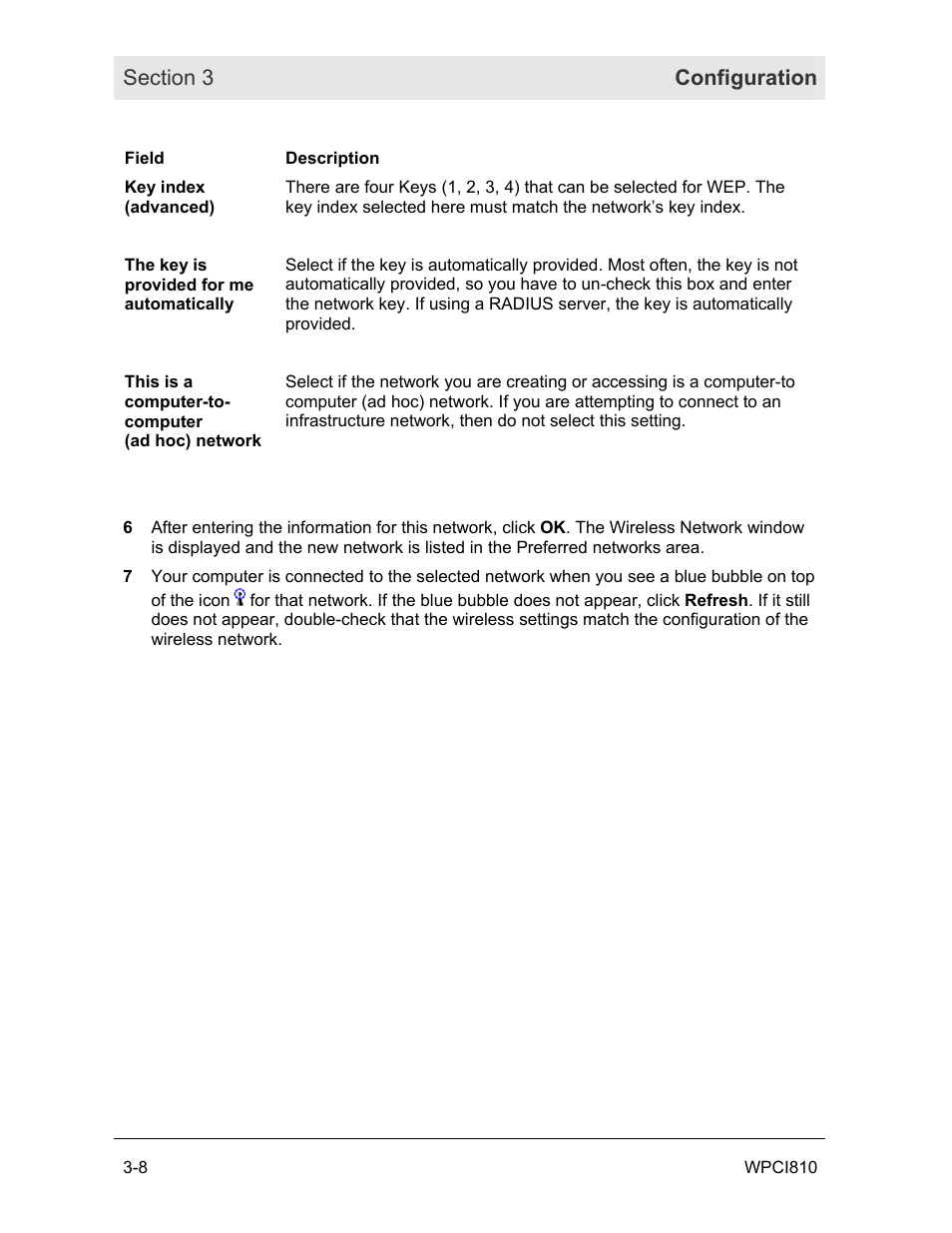 Motorola WPCI810GP User Manual | Page 24 / 58