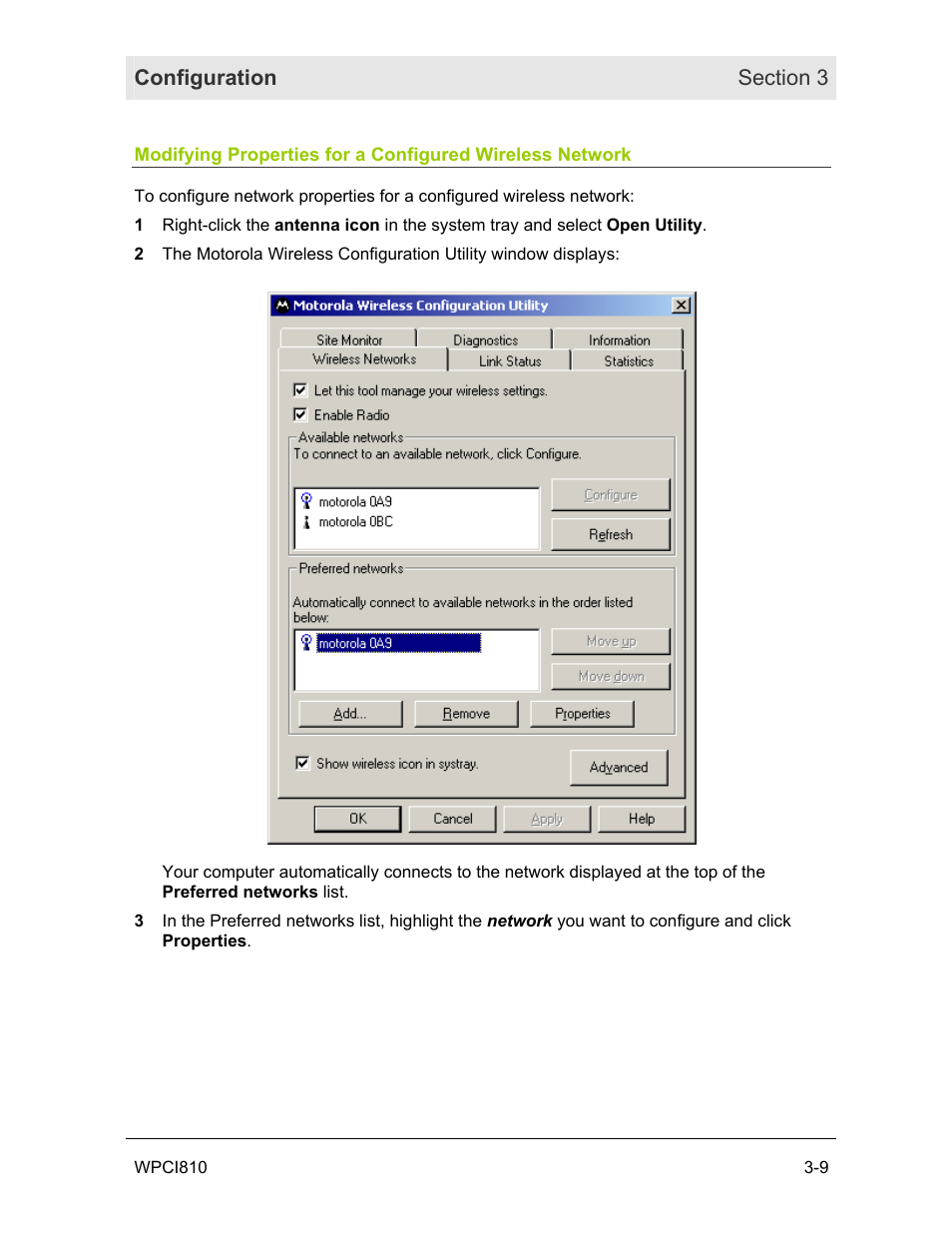 Motorola WPCI810GP User Manual | Page 25 / 58