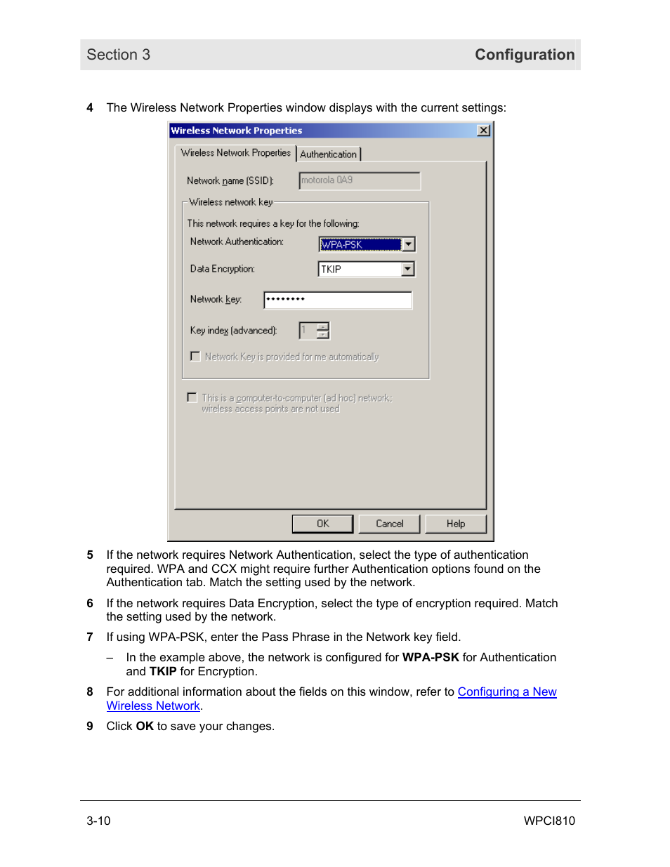 Motorola WPCI810GP User Manual | Page 26 / 58