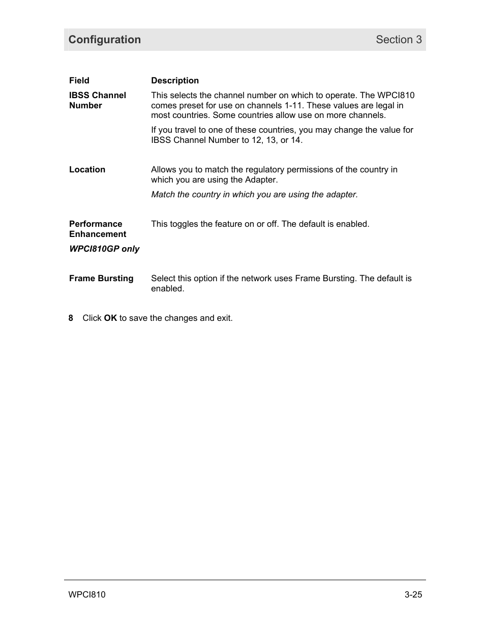 Motorola WPCI810GP User Manual | Page 41 / 58