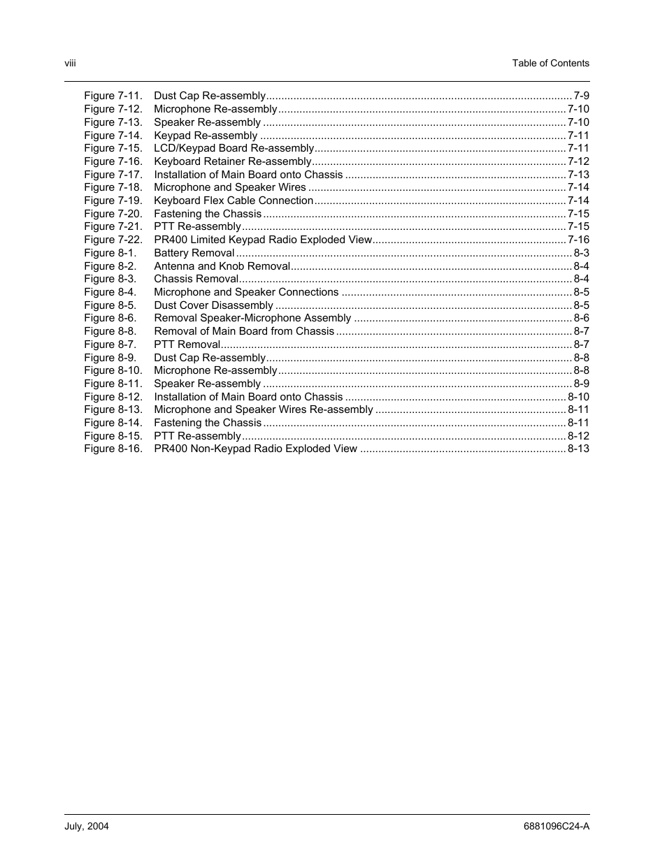 Motorola PR400 User Manual | Page 10 / 128
