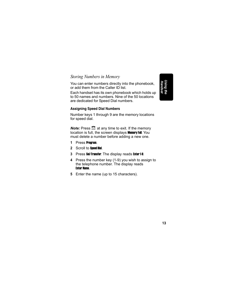 Storing numbers in memory, Assigning speed dial numbers, Re l im in ar y | Motorola MA3153 User Manual | Page 27 / 78