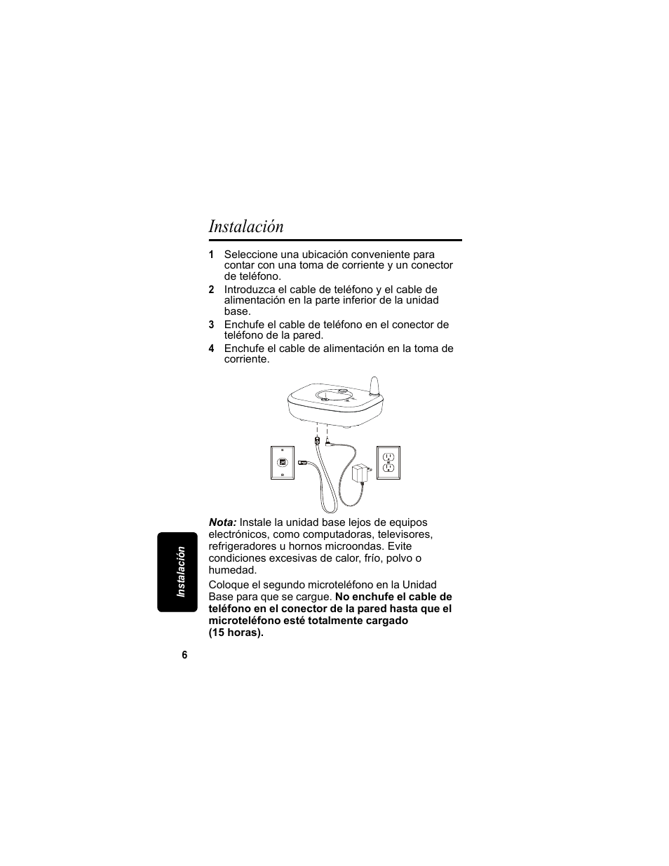 Instalación | Motorola MA3153 User Manual | Page 58 / 78