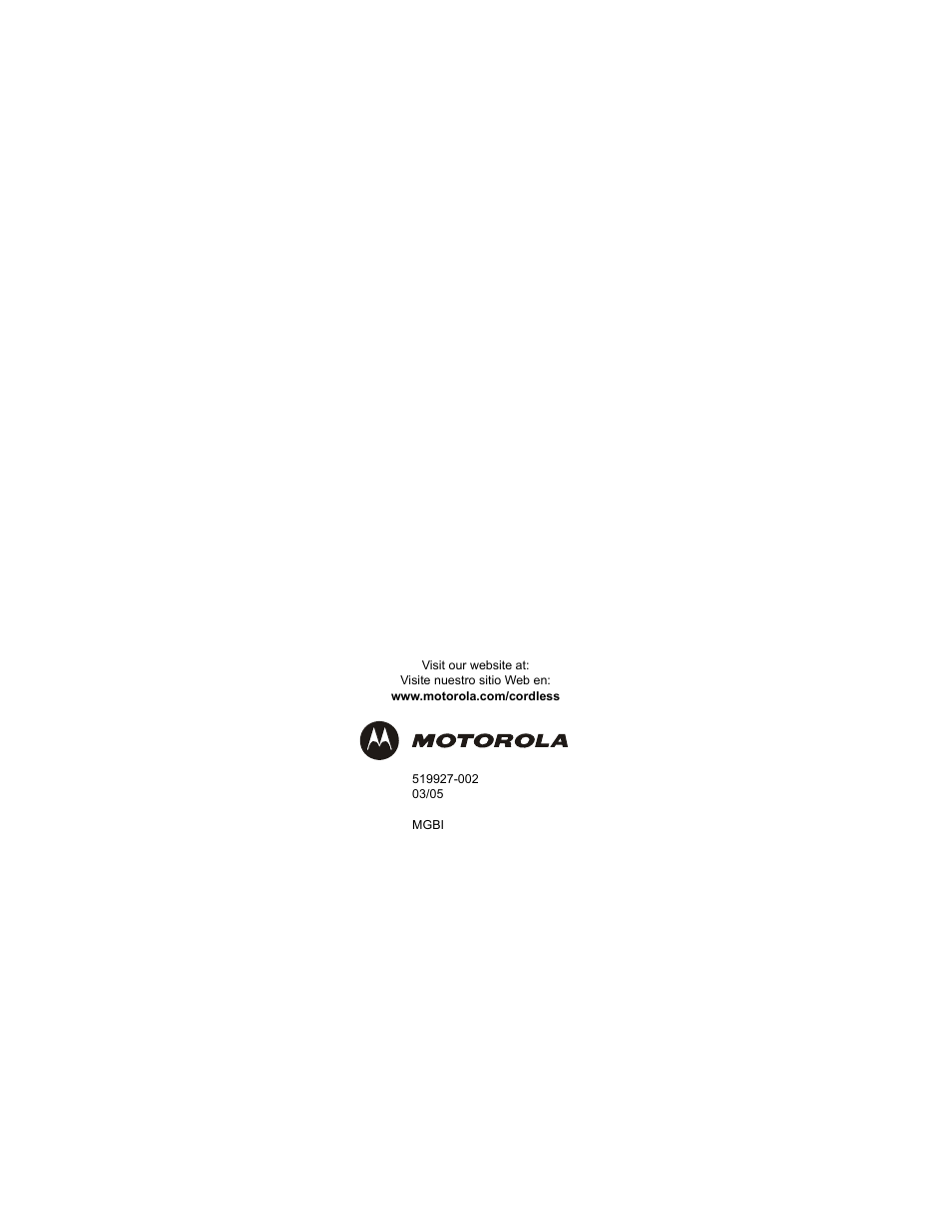 Motorola MA3153 User Manual | Page 78 / 78