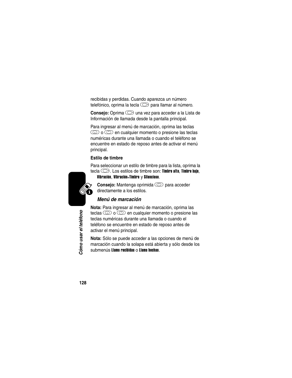 Motorola A630 User Manual | Page 130 / 256