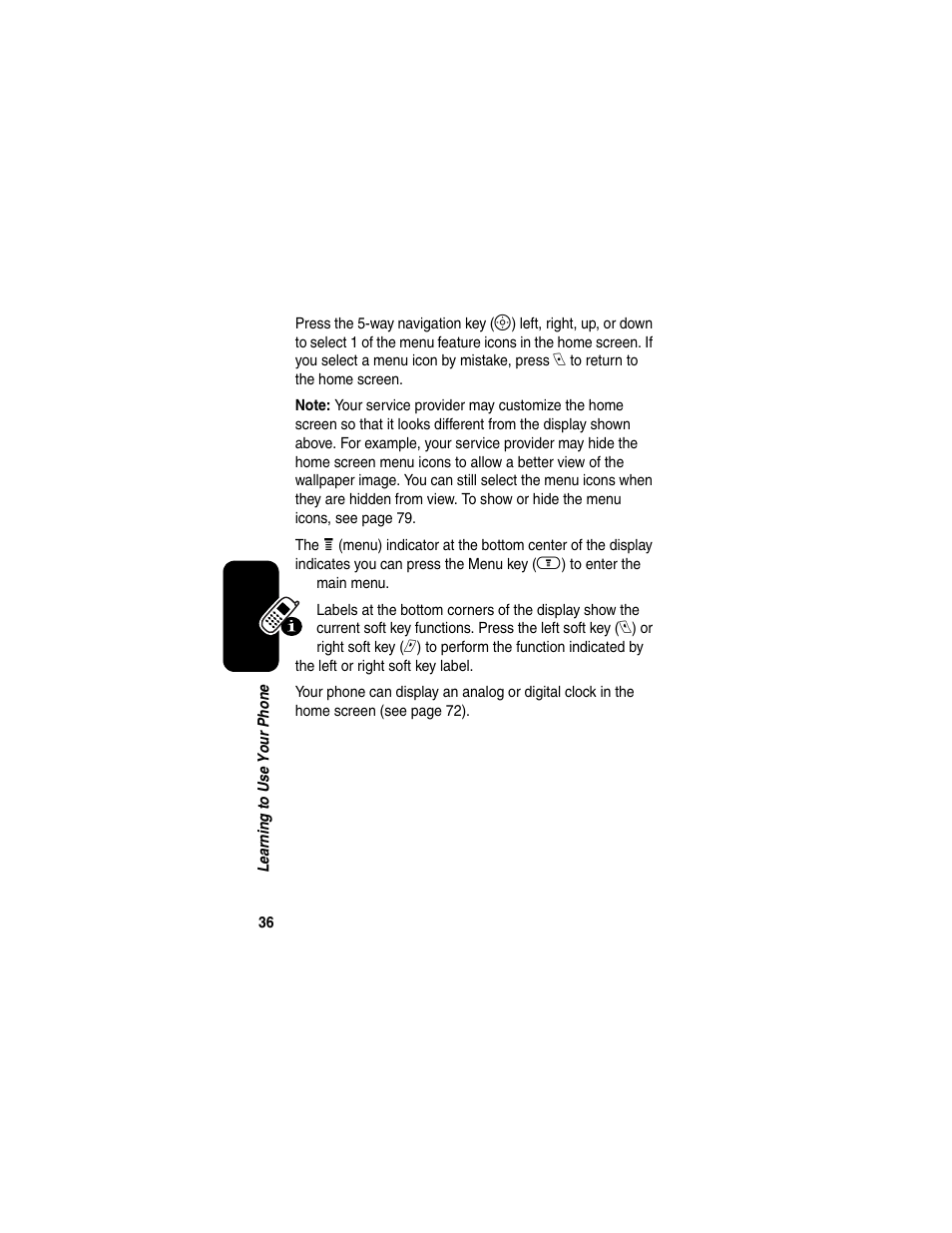 Motorola A630 User Manual | Page 38 / 256