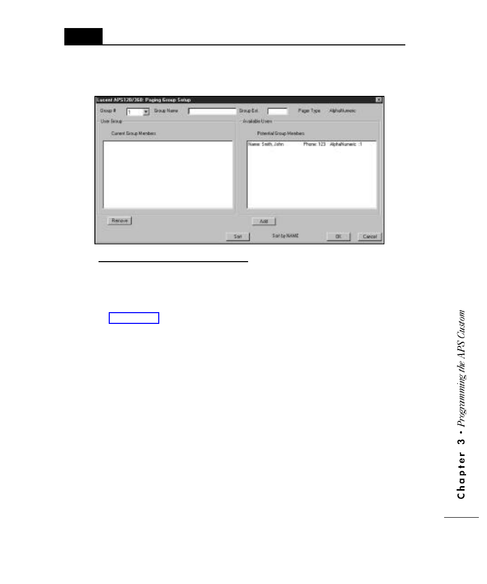 5 creating a group, Creating a group | Motorola APS120 User Manual | Page 35 / 75