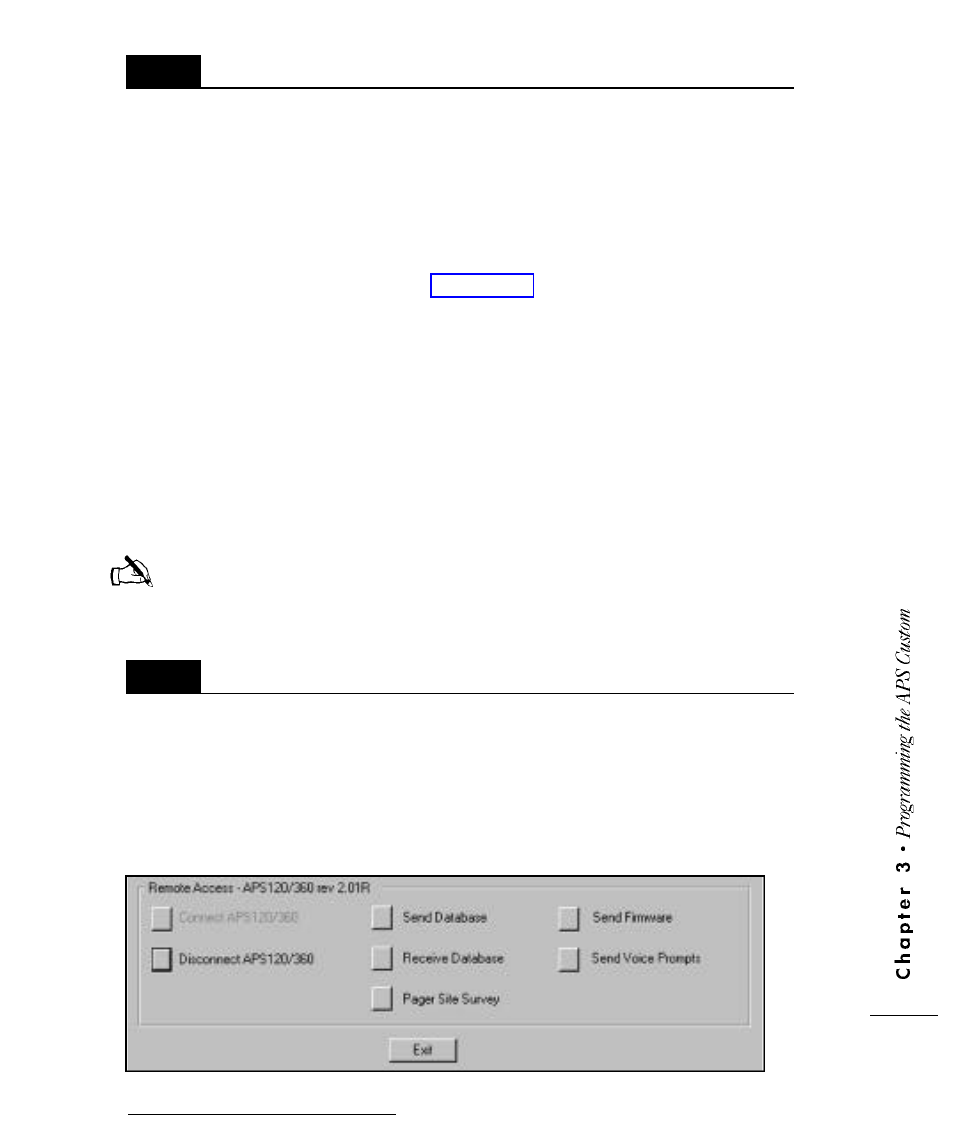 3 sorting group members, 6 using remote access options, Sorting group members | Using remote access options | Motorola APS120 User Manual | Page 37 / 75