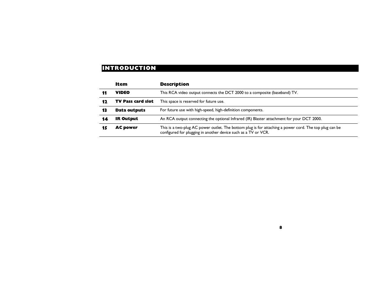 Motorola DCT2000 User Manual | Page 12 / 33