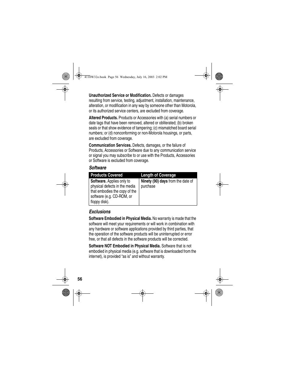 Motorola MD490 User Manual | Page 58 / 64