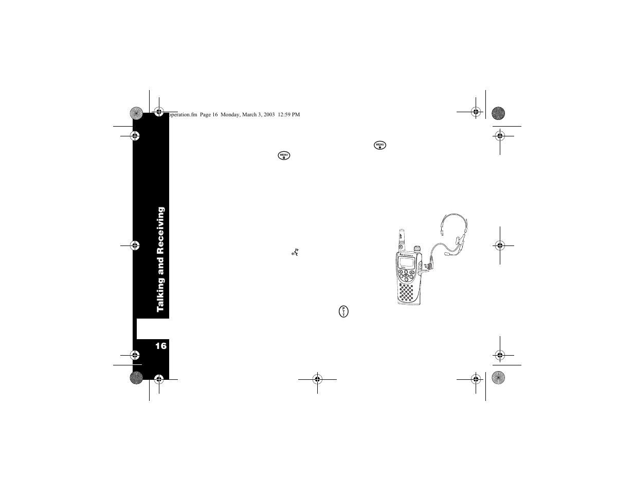 Keypad lock, Hands-free use/vox, With compatible vox accessories | Motorola CP100 User Manual | Page 22 / 62