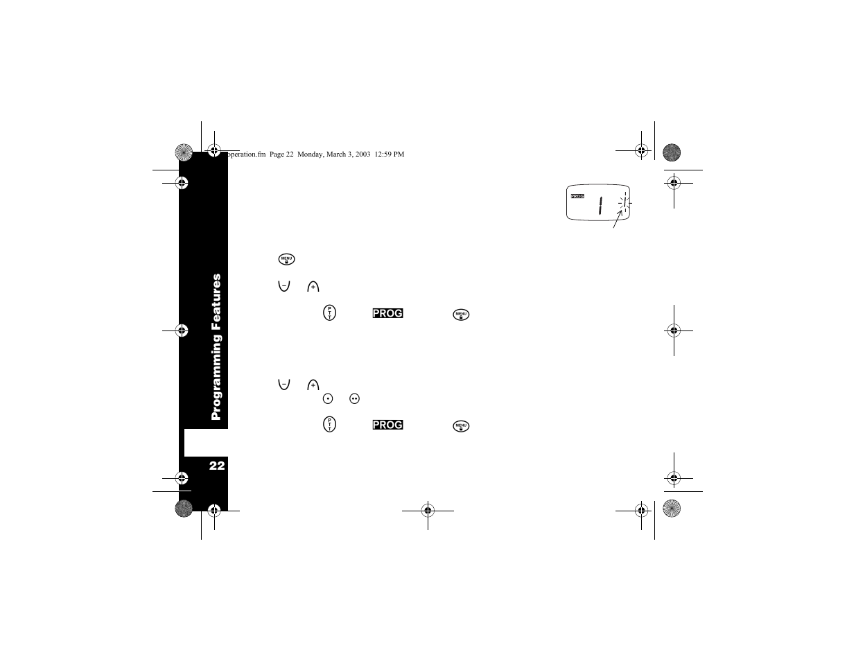 Programming the interference eliminator code, Assigning channels to presets (15 ch models only) | Motorola CP100 User Manual | Page 28 / 62