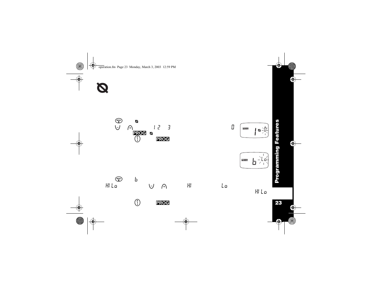 Programming the scramble feature, Programming bandwidth (when fcc allowable) | Motorola CP100 User Manual | Page 29 / 62