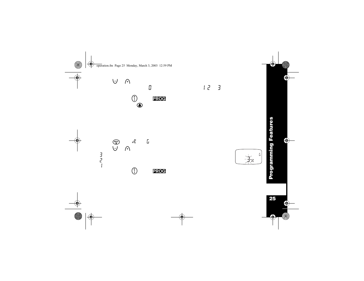 Programming microphone gain | Motorola CP100 User Manual | Page 31 / 62