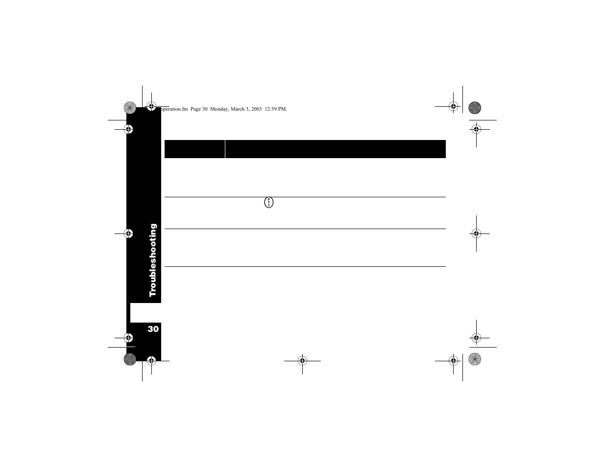 Troubleshooting | Motorola CP100 User Manual | Page 36 / 62