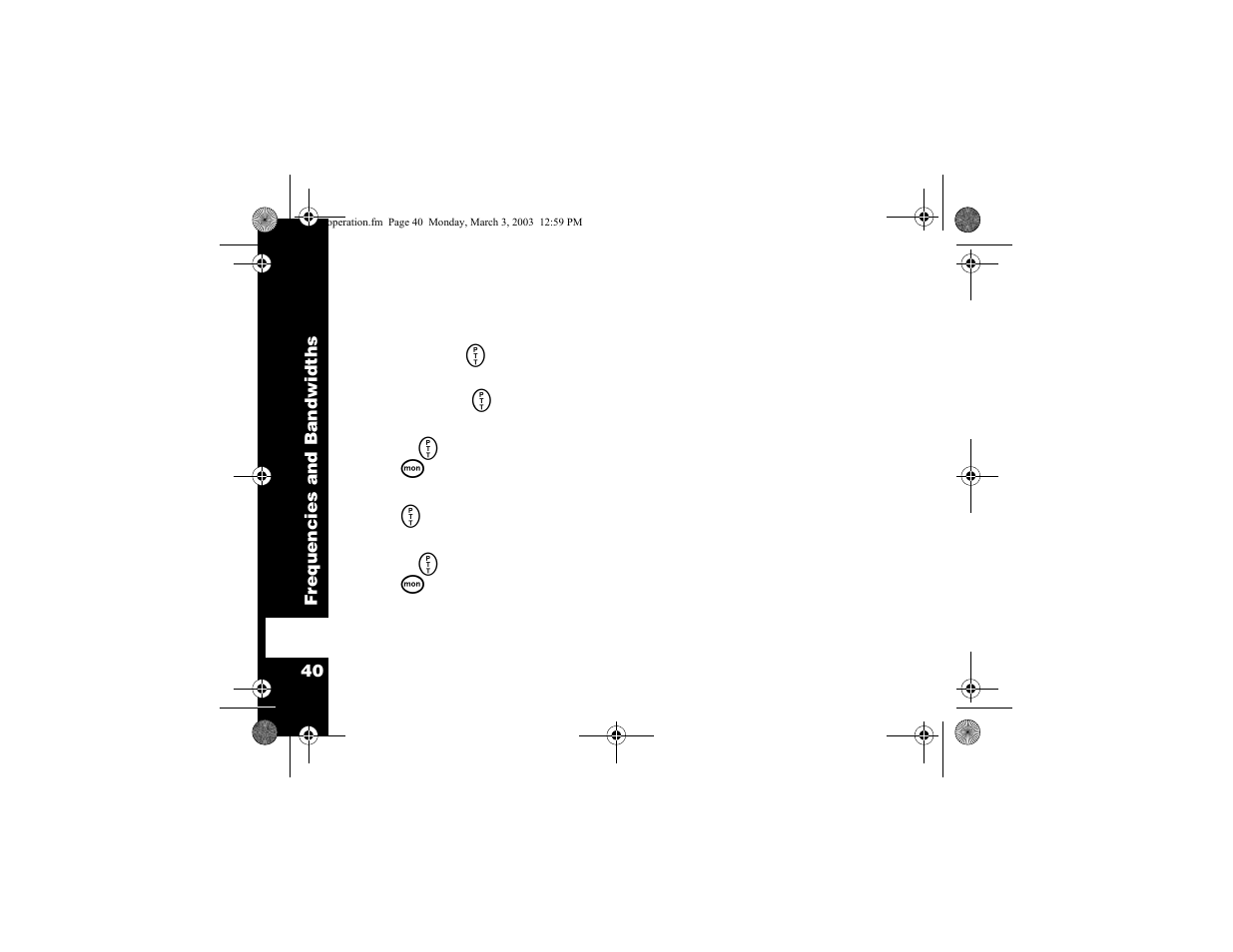 Verifying the m-series frequency and code setting | Motorola CP100 User Manual | Page 46 / 62