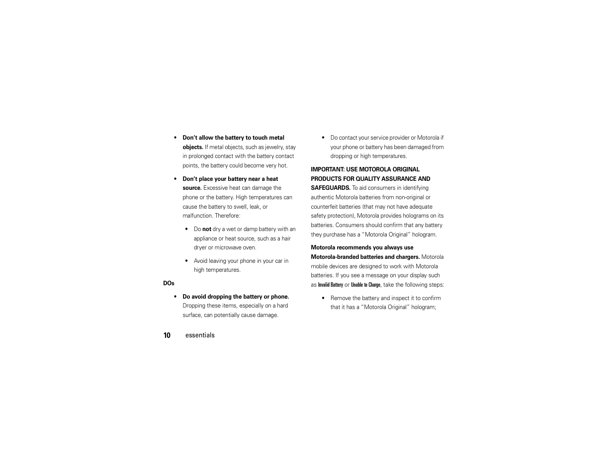 Motorola C168i User Manual | Page 12 / 80