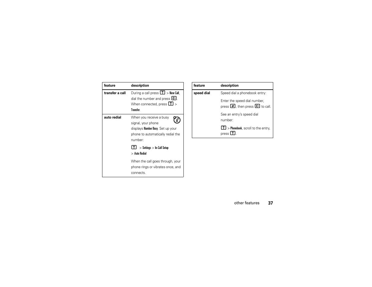 Motorola C168i User Manual | Page 39 / 80