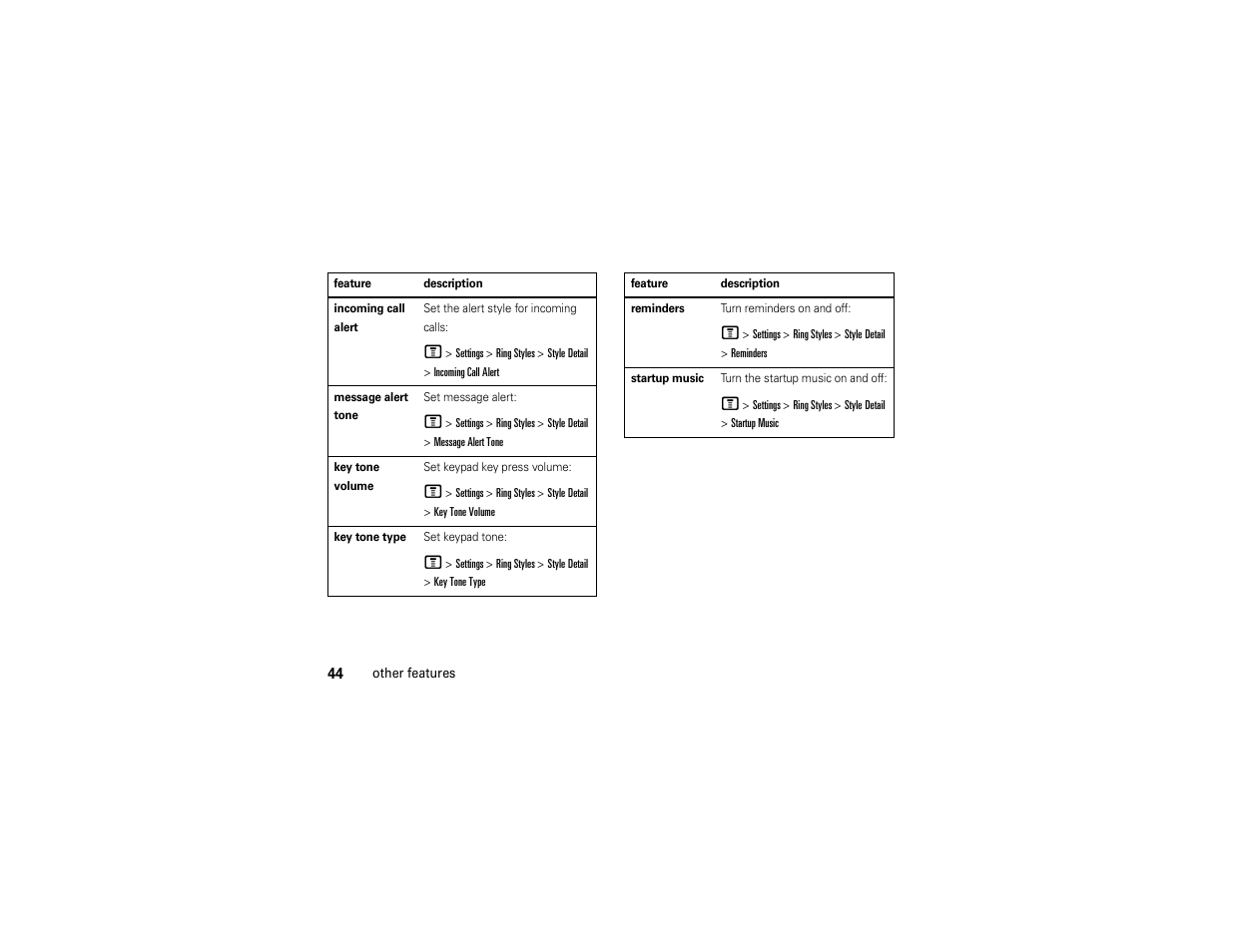 Motorola C168i User Manual | Page 46 / 80