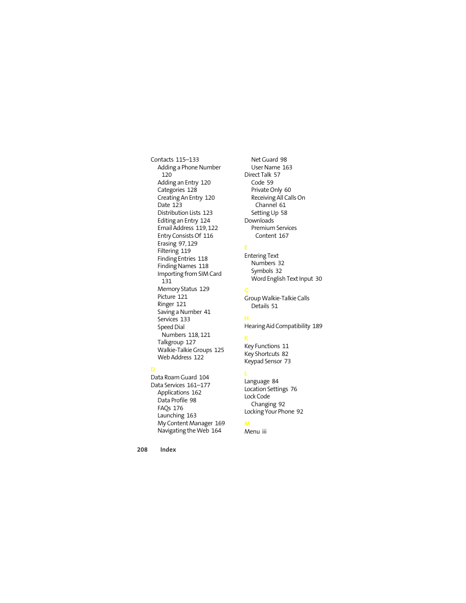 Motorola ic402 User Manual | Page 222 / 224