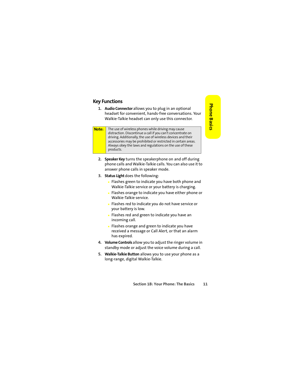 Key functions | Motorola ic402 User Manual | Page 25 / 224