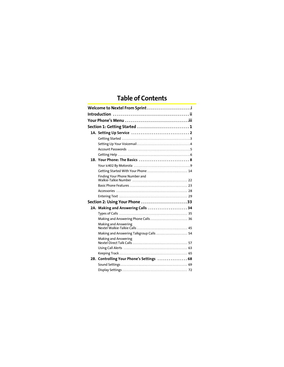 Motorola ic402 User Manual | Page 3 / 224