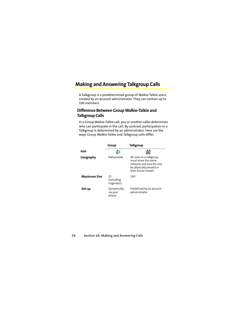 Making and answering talkgroup calls | Motorola ic402 User Manual | Page 68 / 224