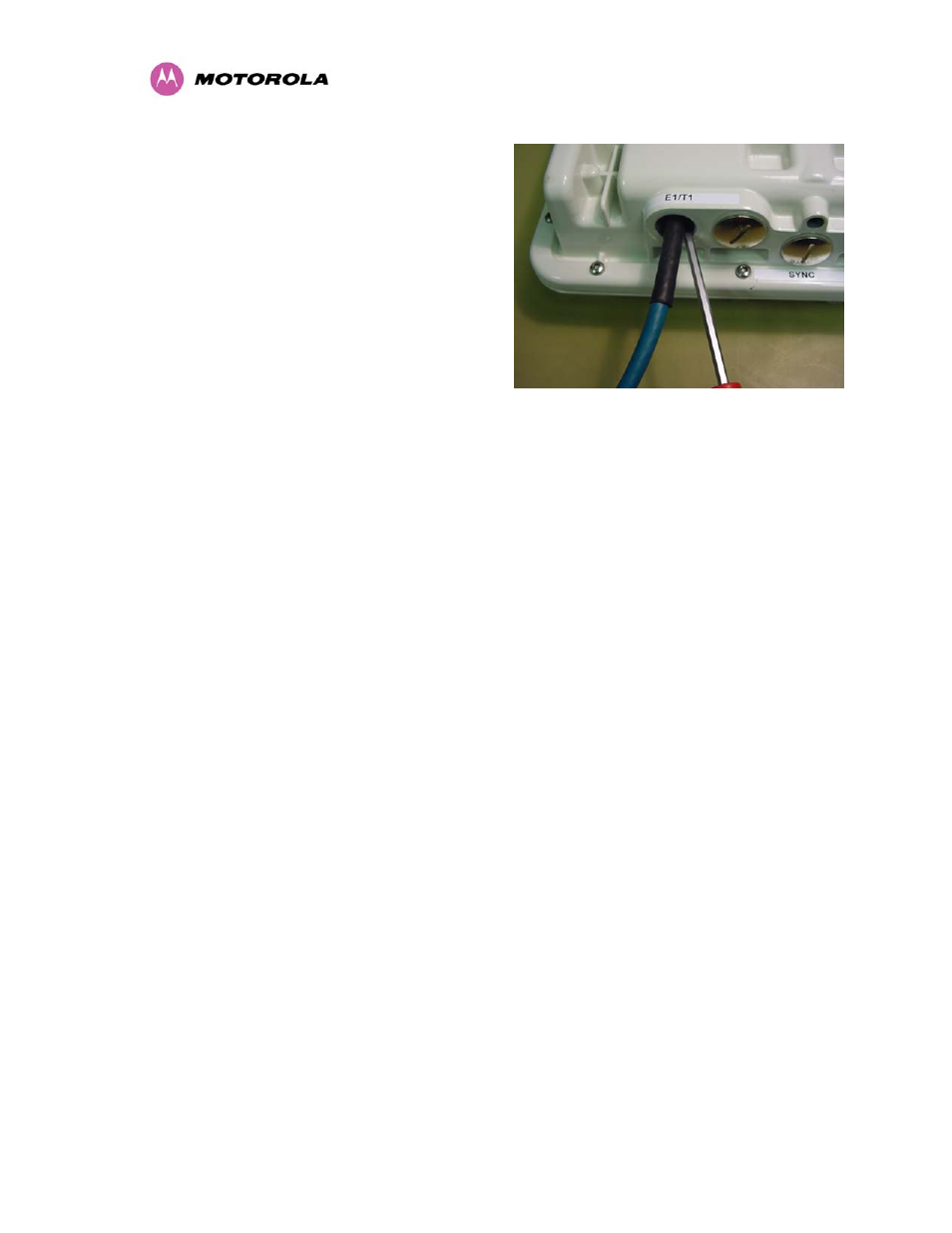 Figure 114 - disconnecting the odu | Motorola MotoWI4 PTP 600 Series User Manual | Page 197 / 246
