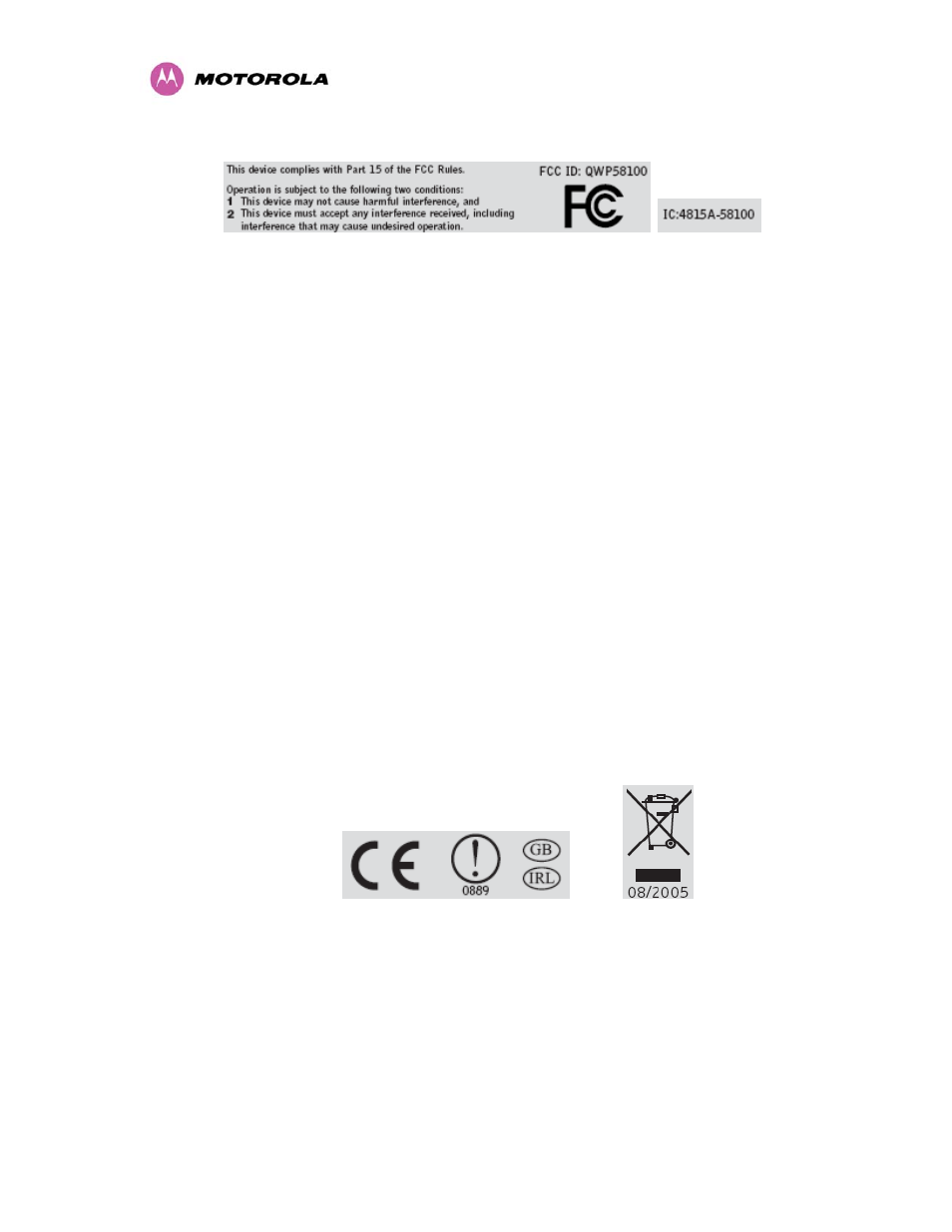 2 european union notification, European union notification | Motorola MotoWI4 PTP 600 Series User Manual | Page 218 / 246