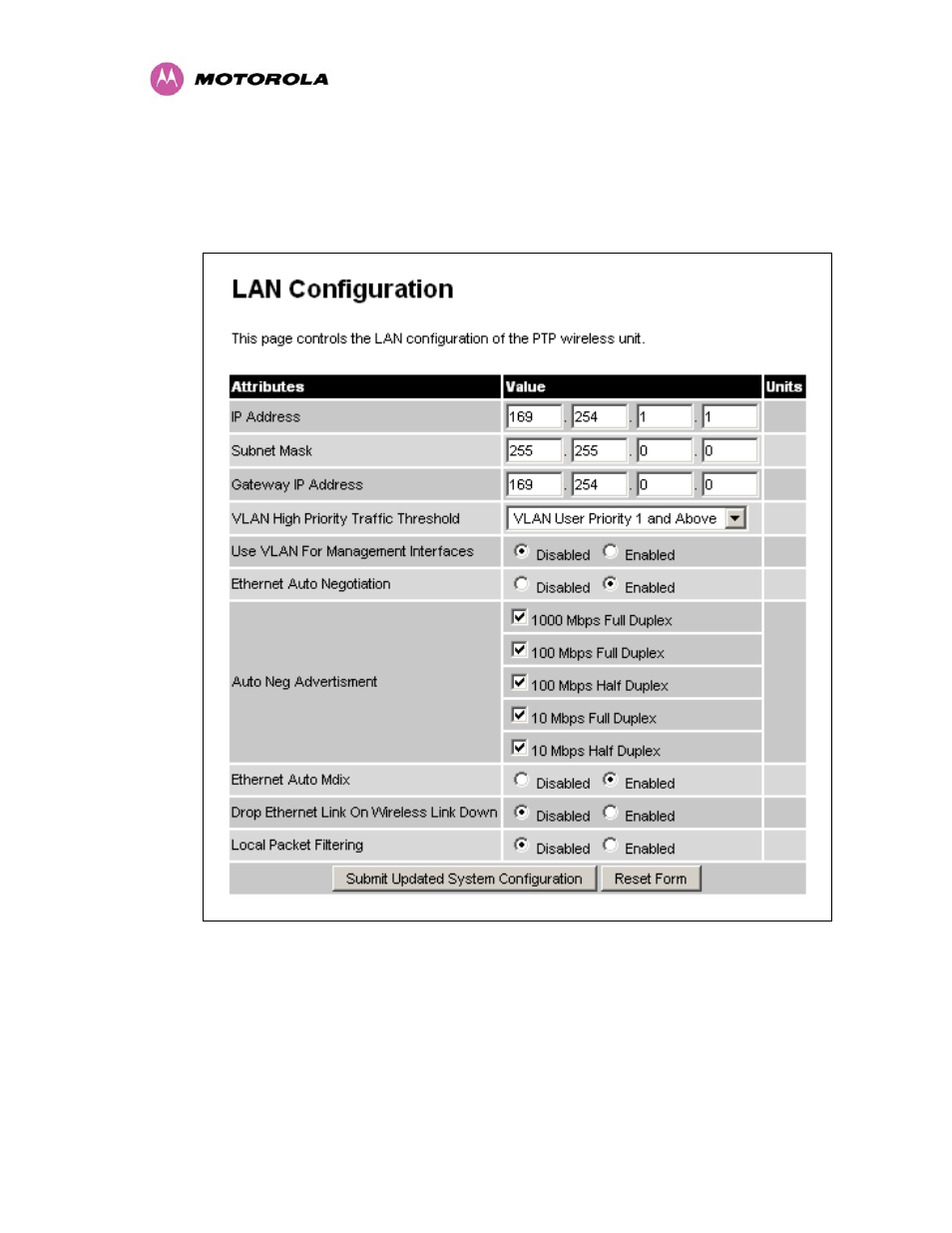 Motorola MotoWI4 PTP 600 Series User Manual | Page 83 / 246